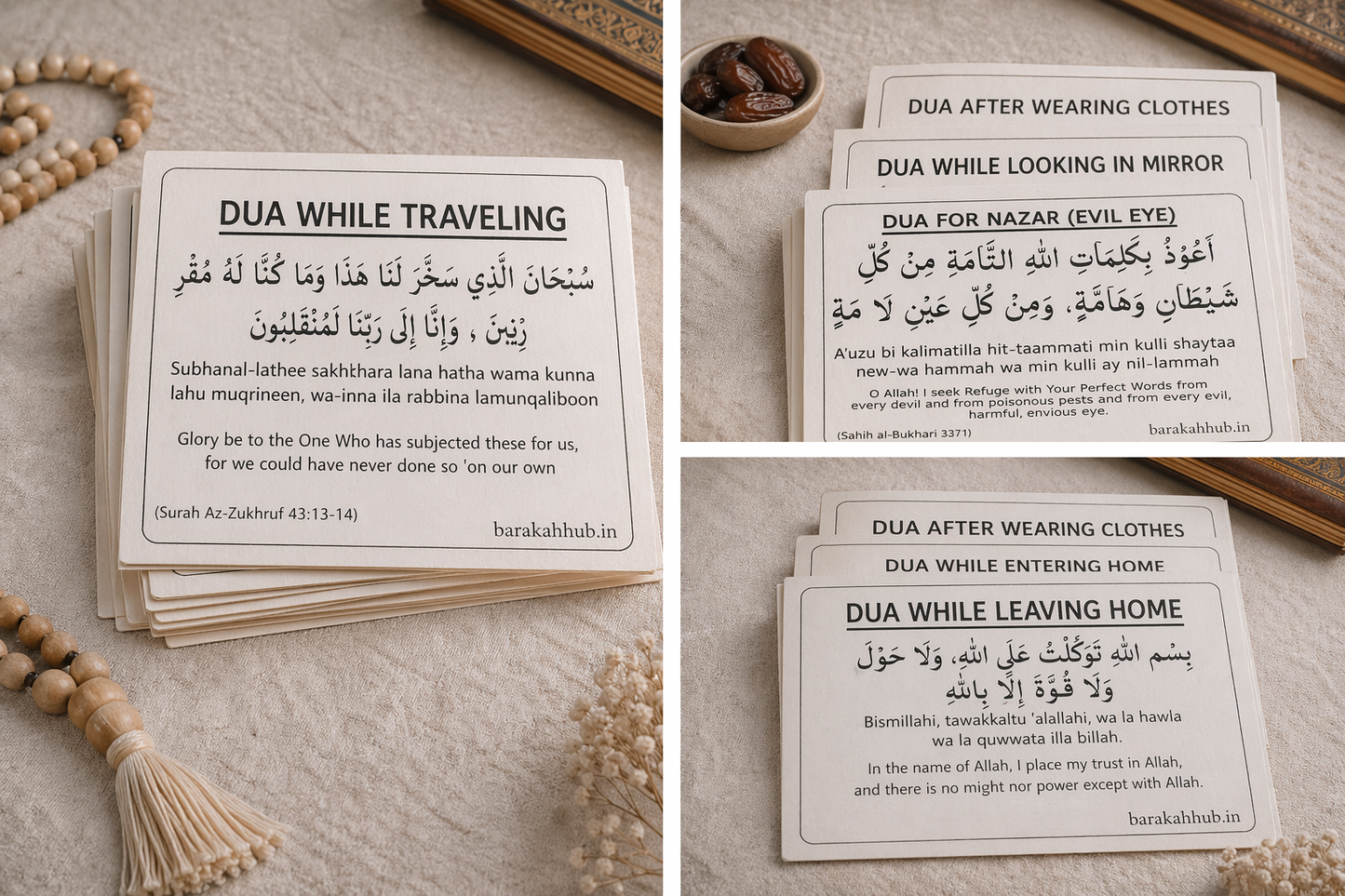 English Dua stickers (12) + Traeable Kit Combo (4books + pencile + eraser)