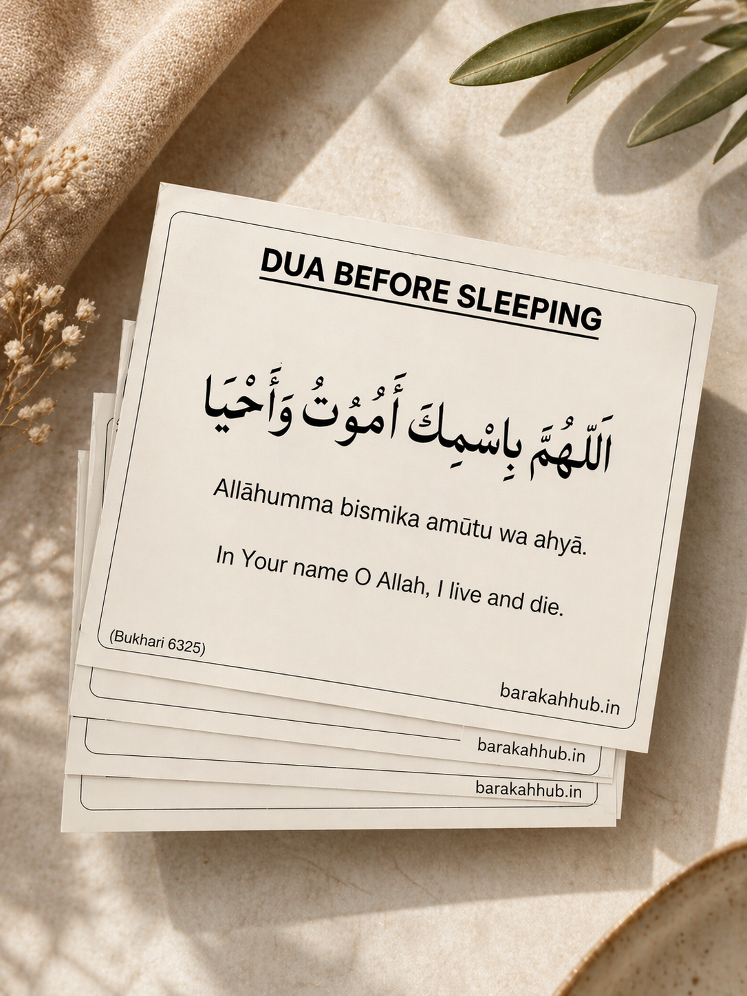 English Dua Stickers