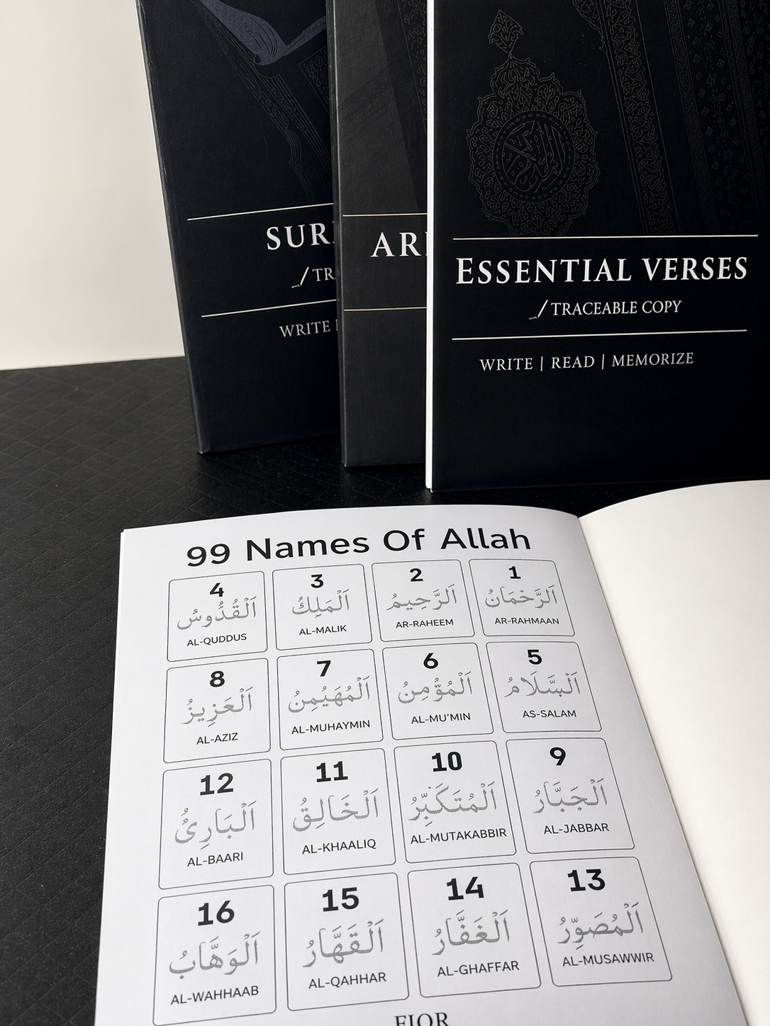 English Dua stickers (12) + Traeable Kit Combo (4books + pencile + eraser)